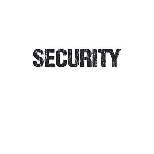 Security: Notizbuch | Notebook | Kariert, Din A5 (13.97x21.59 Cm), 120 Seiten, Creme-Farbenes Papier, Mattes Cover   de Pietfluff, Fluffpiet  Format Broch 