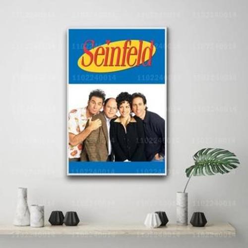 Seinfeld Tv Play Affiche Pla DCorative Sur Toile,Mpression Murale Poster Pour Salon Chambre  Coucher DCor Sans Cadre(50*70cm)