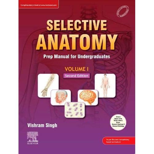Selective Anatomy Vol 1, 2nd Edition   de Vishram Singh  Format Broch 