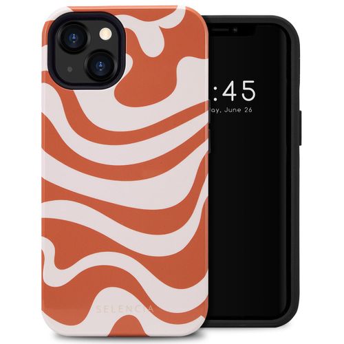 Selencia Coque Arrire Vivid Iphone 13 Dream Swirl Orange
