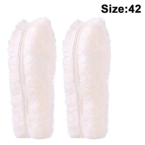 Semelles Intrieures En Peau De Mouton Pour Bottes - Inserts En Laine D'agneau Chauds, pais Et Moelleux Pour Femmes Et Hommes, Bottes De Neige, Pantoufles, Chaussures