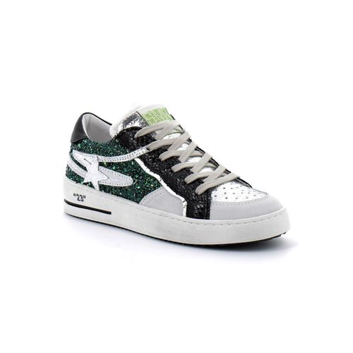 Semerdjian - Basket Mode Basse  Lacet Pour Femme Vana - Vert - 39
