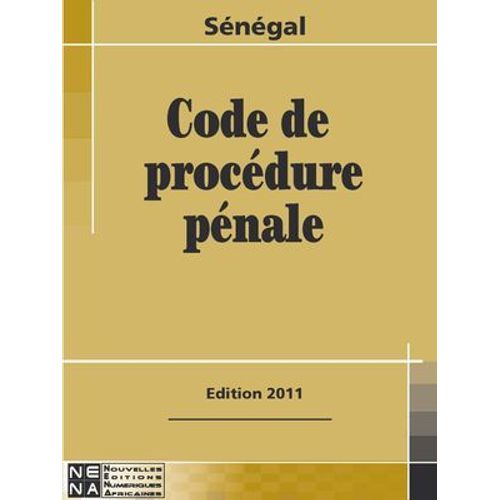 Sngal - Code De Procdure Pnale  