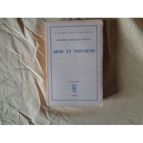 Sens Et Non-Sens   de maurice merleau-ponty