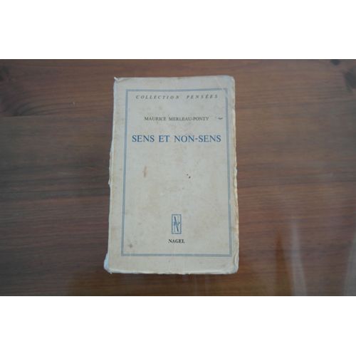 Sens Et Non Sens   de maurice merleau-ponty  Format Beau livre 