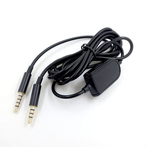 Sparateur de casque de jeu noir, Extension de cble Audio Durable pour Astro A10 A40 A30 A50, 2M 3.5mm