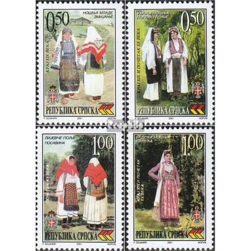 Serbe Rpublique Bos.-H 206-209 (dition Complte) Neuf 2001 Costumes