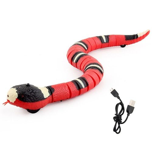 Serpent  Sonnette Raliste Rc, Jouet Interactif Avec Langue Rtractable Et Queue Pivotante Pour Chat, Gag, Cadeau Pour Enfants