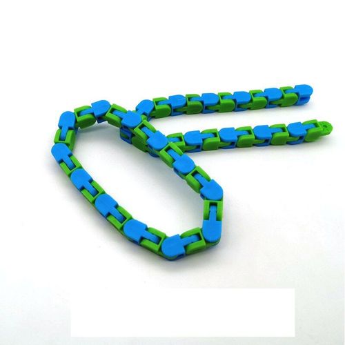 Serpent D'Autisme Pour Enfants, Puzzle Multicolore, Pistes Farcies, Jouets Fidget Snap And Click, Jouet Sensoriel Classique, 1 Pice, Nouveaut