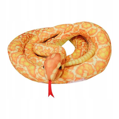 Serpent En Peluche De 78 Pouces, Simulation De Long Python, Dcoration D'intrieur Pour Jaune