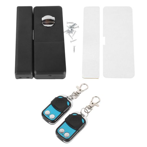 Serrure De Porte Intelligente En Alliage D'aluminium, Invisible, Sans Cle, Telecommande, Pour Portails, Portes En Bois Et Portails En Fer