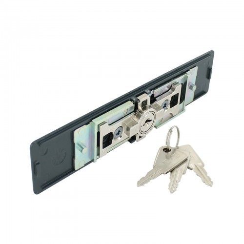 Serrure Volet Roulant Cylindre Rond - 1 Pivot - 7  9 Mm - Blanc - Aa80 Tirard