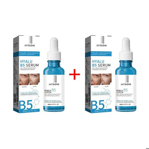 Srum Anti-Dformable  L'acide Hyaluronique Pur, Lifting Raffermissant, Ridules, claircissement Des Cernes, Rtrcissement Des Pores, Essence Hyalu B5, Sap-2pcs 30ml Boxed