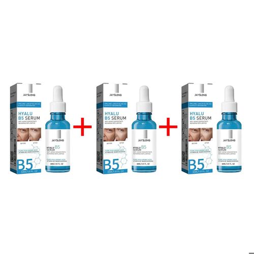 Srum Anti-Dformable  L'acide Hyaluronique Pur, Lifting Raffermissant, Ridules, claircissement Des Cernes, Rtrcissement Des Pores, Essence Hyalu B5, Sap-3pcs 30ml Boxed