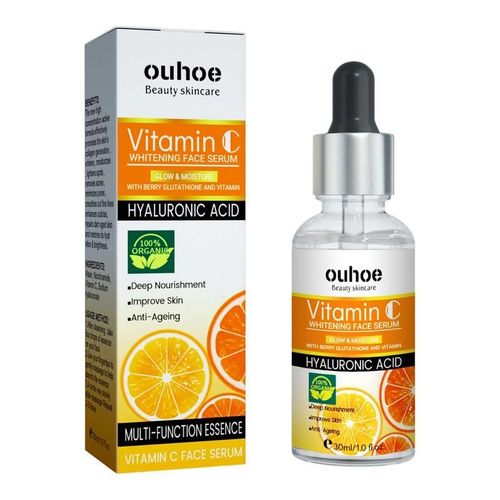 Srum Blanchissant  La Vitamine C 30ml, claircissant, Dissolvant De Taches De Rousseur, Essence Pour Visage, Estompe Les Taches Fonces, Correction Des Pigments, Soins Pour La Peau, Cosmtiques