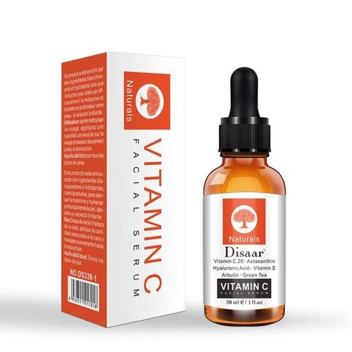 Srum claircissant  La Vitamine C, 30ml, Soins Pour La Peau, Acide Hyaluronique, Crme Pour Le Visage, Dissolvant Des Taches De Rousseur