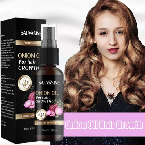 Srum En Spray Pour La Croissance Des Cheveux, Huile  Base D'oignon,  Croissance Rapide, Huiles Essentielles Pour Traitement Du Cuir Chevelu, C3i8, 100ml