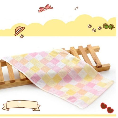 Serviette  Carreaux En Coton Pour Nouveau-N, 27x50cm, Mouchoir De Bain Pour Bb, charpe Pour Tout-Petit