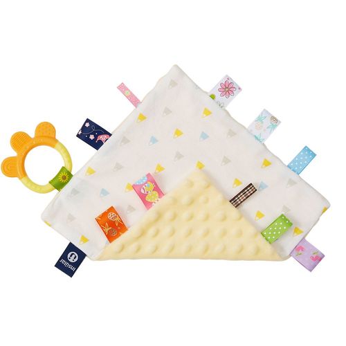 Serviette Apaisante Insulaire Pour Bb,Peut Dormir Dans La Bouche,Poupe De Couchage Pour,Peut Mcher Des Jouets Pour Un Artefact De Sommeil Coaxial - Type Triangles