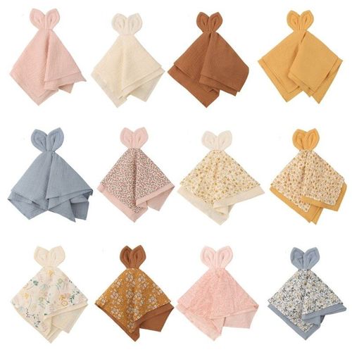Serviette Apaiser En Jouet De Couchage Doux Et Rconfortant Pour Nouveau-N,Mouchoir De Salive En Motif De Dessin Anim Lapin Et Poupe, Cadeau,