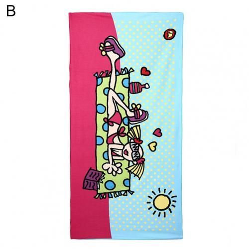 Serviette De Bain Multi-Usage En Polyester, Lgre Et Moelleuse, Trs Douce Pour La Maison