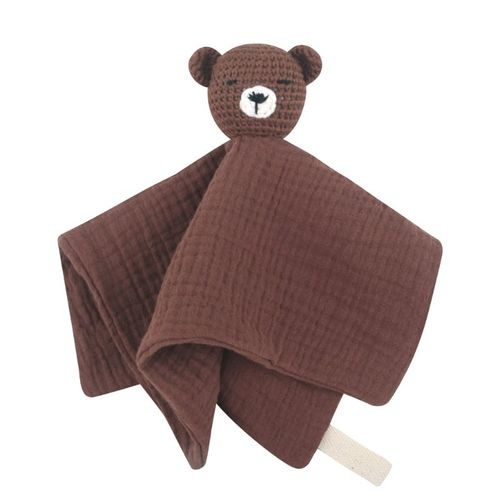 Serviette De Clin En Gaze De Coton Pour Bb,Bavoir En Peluche De Lapin Et D'ours,Sucette Au Beurre,Serviette D'allaitement Pour - Type B4
