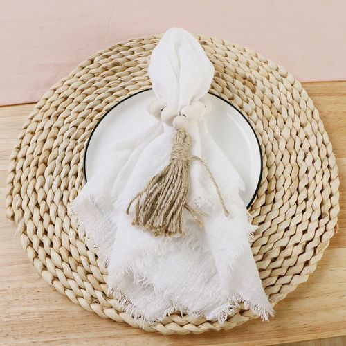 Serviette De Table Rutilisable En Gaze De Coton Rose,35 Documents,24 Pices,32cm,Torchon Minral Rtro Pour Dcoration De Mariage,Ixde Nol