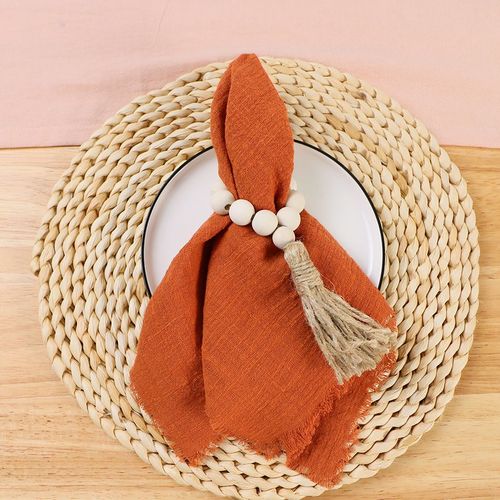 Serviette De Table Rutilisable En Gaze De Coton Rose,35 Documents,24 Pices,32cm,Torchon Minral Rtro Pour Dcoration De Mariage,Ixde Nol