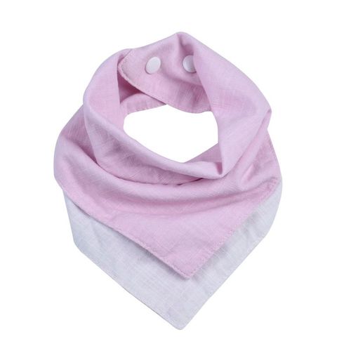 Serviette Double Carre En Coton Et Lin Pour Enfants, Petite charpe Carre, Bavoir Pour Le Visage, Serviette Triangulaire Pour Bb