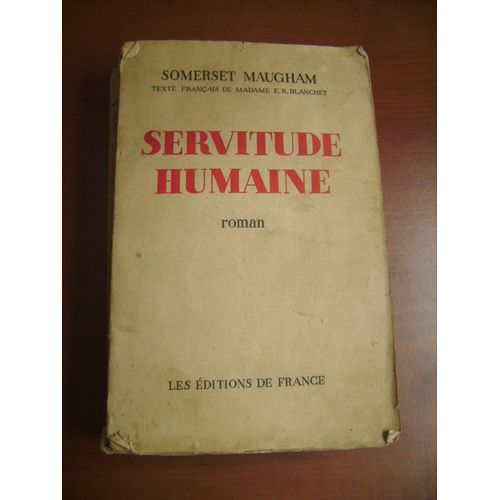 Servitude Humaine   de maugham somerset 