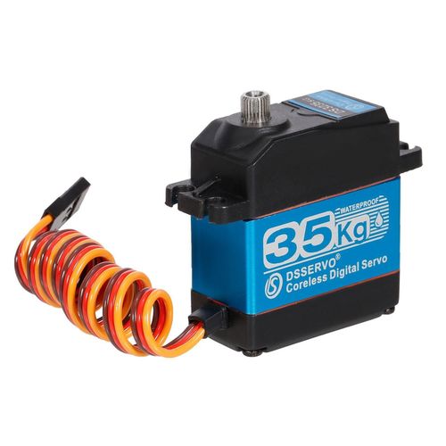 Servo Numrique 35kg tanche Ip66  Couple lev Pour 1/10 1/8 Rc Voiture Rc Crawler Robot Rc Boat