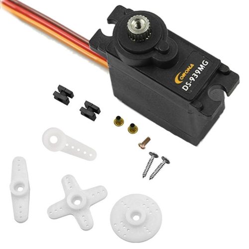 Servo Numrique  Engrenage Mtallique Ds939mg, 2.5kg/0,14 Sec / 12.5g Pour Tlcommande D'Avion Pour Modle De Robot