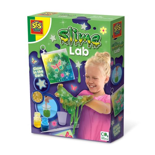 Ses Creative Slime Lab - Phosphorescent, Pte Slime, 8 An(S), Multicolore
