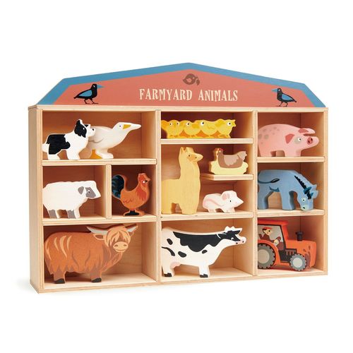 Set Animaux En Bois Ferme