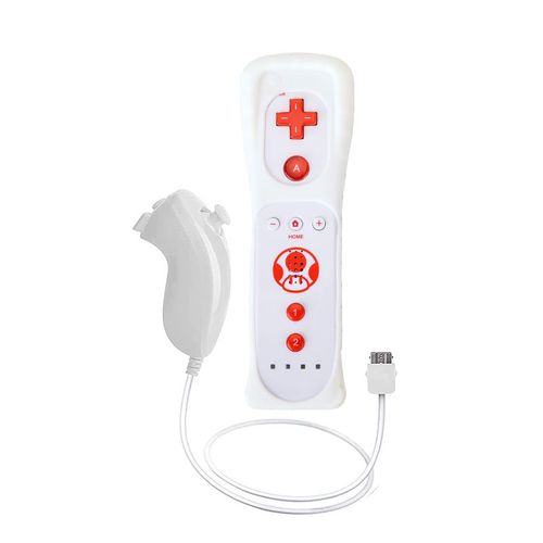 Set B Et W - Tlcommande Avec Motion Plus Pour Nintendo Wii, Manette De Jeu Sans Fil Dahchuck, Manette De Console, Manette De Jeu, 2 Pices