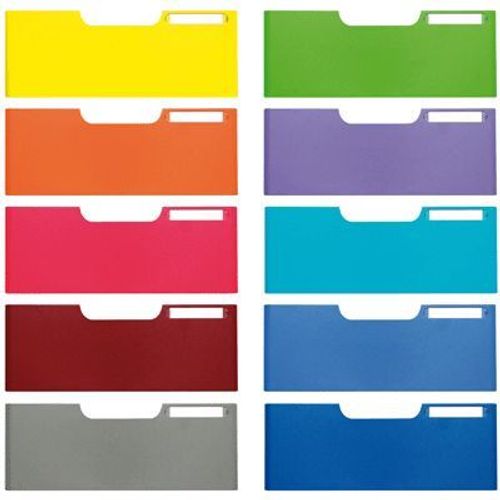Set De 10 Frontons 108mm A4 Colors Color Coding : 10 Frontons (1 Par Couleur)