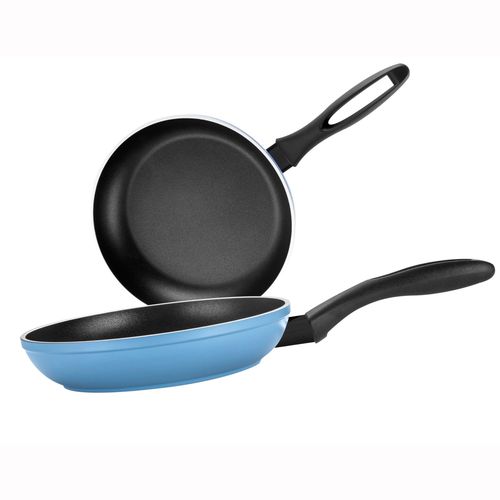 Set De 2 Poles  Frire Induction 20-24cm Aluminium Forg, Antiadhsif Sans Pfoa, , Bleu, Fagor, Maxima