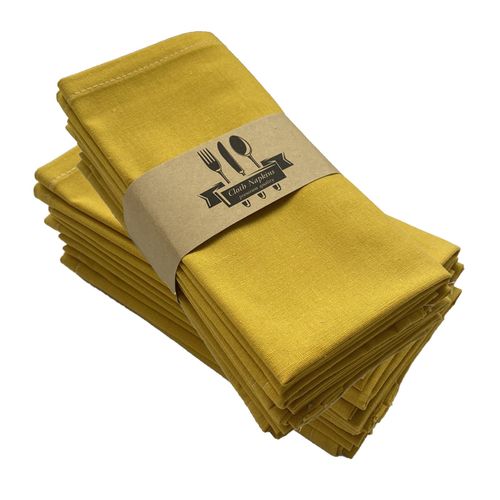 Set De 6 Serviettes De Table En Lin Et Coton Durable,Set De Table pais Et Rutilisable Pour Cuisine,Salle  Manger,Dcoration De Pques Et Mariage,40x40cm