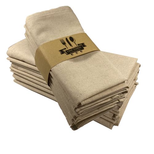 Set De 6 Serviettes De Table En Lin Et Coton Durable,Set De Table pais Et Rutilisable Pour Cuisine,Salle  Manger,Dcoration De Pques Et Mariage,40x40cm