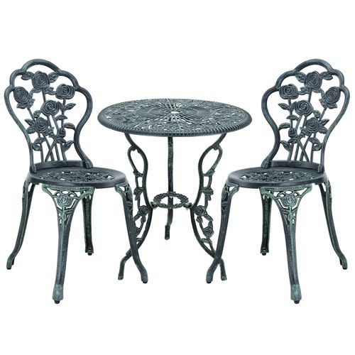 Set De Bistro Kit De Bistro Vintage Ensemble De Table Et De Chaises De Jardin Fonte Vert Helloshop26 03_0003737