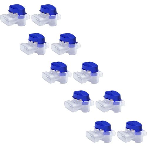 Set De Connecteurs De Cbles Pour Robot Tondeuse-10 Raccords Remplis De Gel Pour tendre Ou Rparer Fil Electrique Bas Voltage Tondeuse Automatique-tanches,Srs,Dnudage Inutile