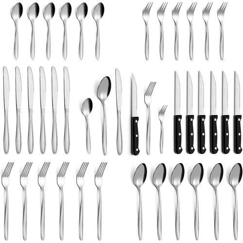 Set De Couverts, Service De Table 6 Personnes, Set De Couverts 36 Pices, Set De Couverts De Haute Qualit Avec Couteau  St[28]