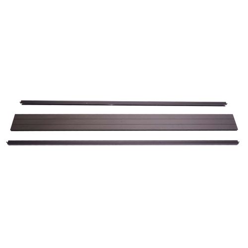 Set De Finition Pour Brise-Vue En Wpc Sarthe, Profil De Finition Brise-Vent,   180cm, Anthracite