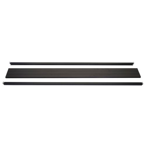 Set De Finition Pour Brise-Vue Wpc Sarthe, Profil De Finition Brise-Vent,   180cm, Anthracite