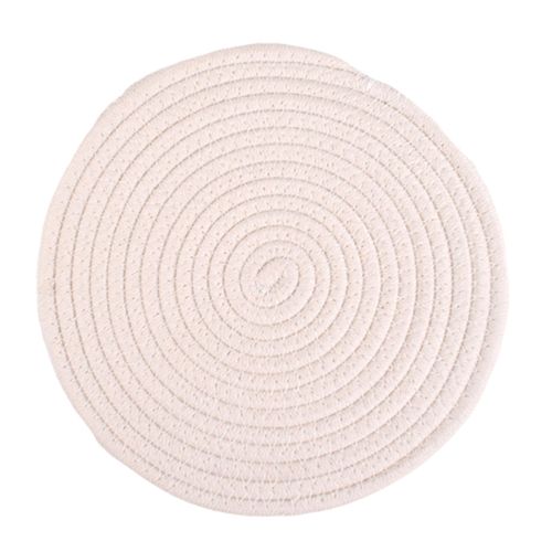 Set De Table De 7 Pouces Pour Plats Chauds, Coussinets Chauffants Rsistants  La Chaleur Pour Dessous De Plat De Cuisine Pour Casseroles Et Poles Chaudes, Grands Dessous De Verre, Porte-Casseroles De Cuisine, Dcor De Table-Beige 18cm
