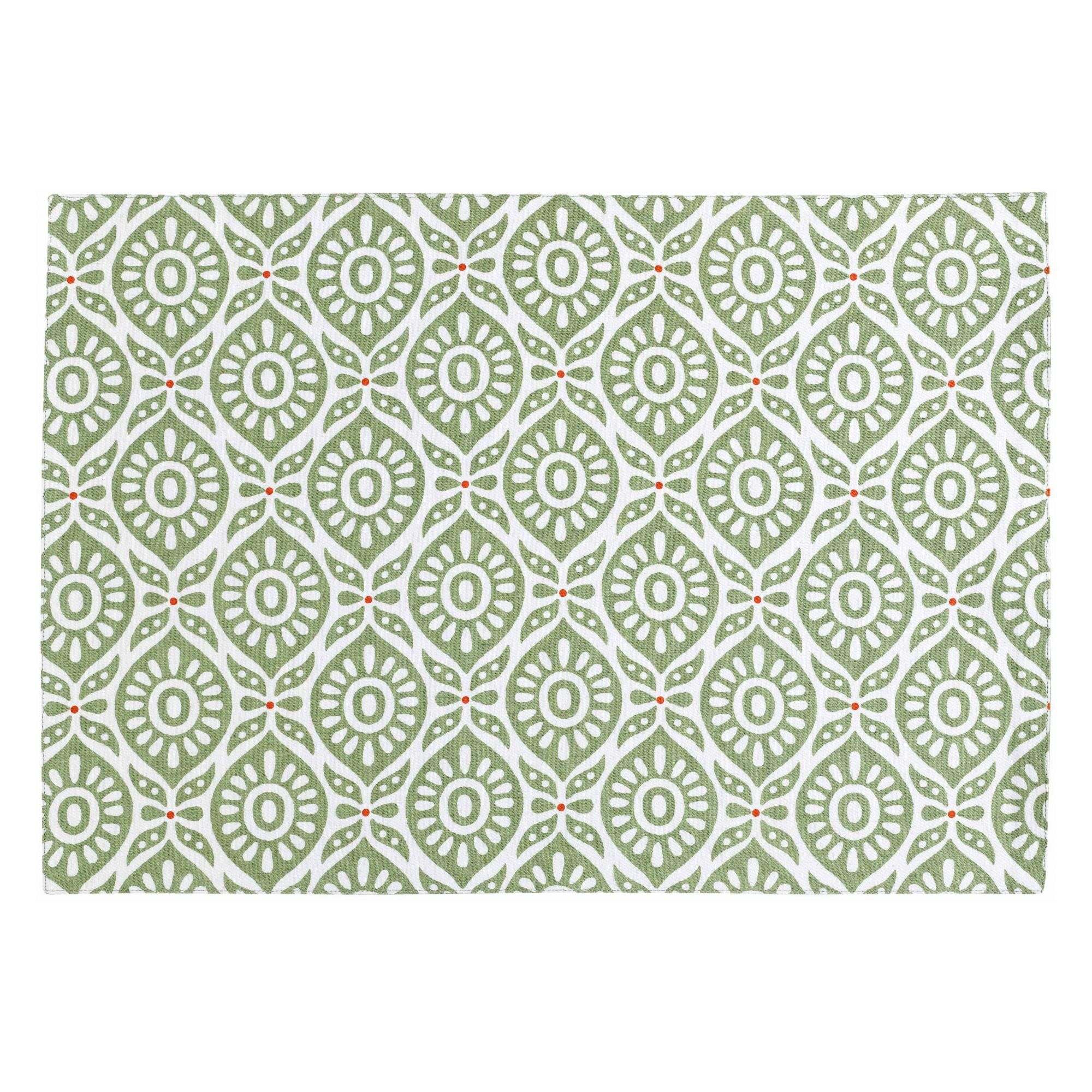 Set De Table Enduit Citrus Recycl Cactus 33 X 48 Cm Winkler