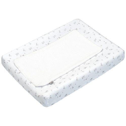 Set Housse De Matelas  Langer + Tapis De Change 70 X 50cm