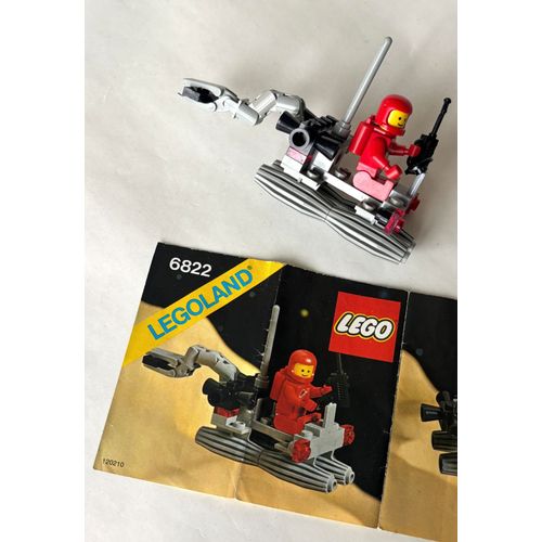Set LEGO Vintage , Anne 1981 , Numro 6822 ( Space Digger ) Navette Lunaire de prlvement minral , Univers LEGOLAND Space , Avec Notice D'origine