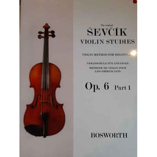 Sevcik. Mthode De Violon Pour Les Commenants. Volumes Op6 Part 1 , Part 2, Part 3. Ensembles Les 3 Cahiers