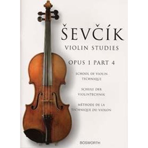 Sevcik Violin Studies Op.1 Part.4 Technique Du Violon